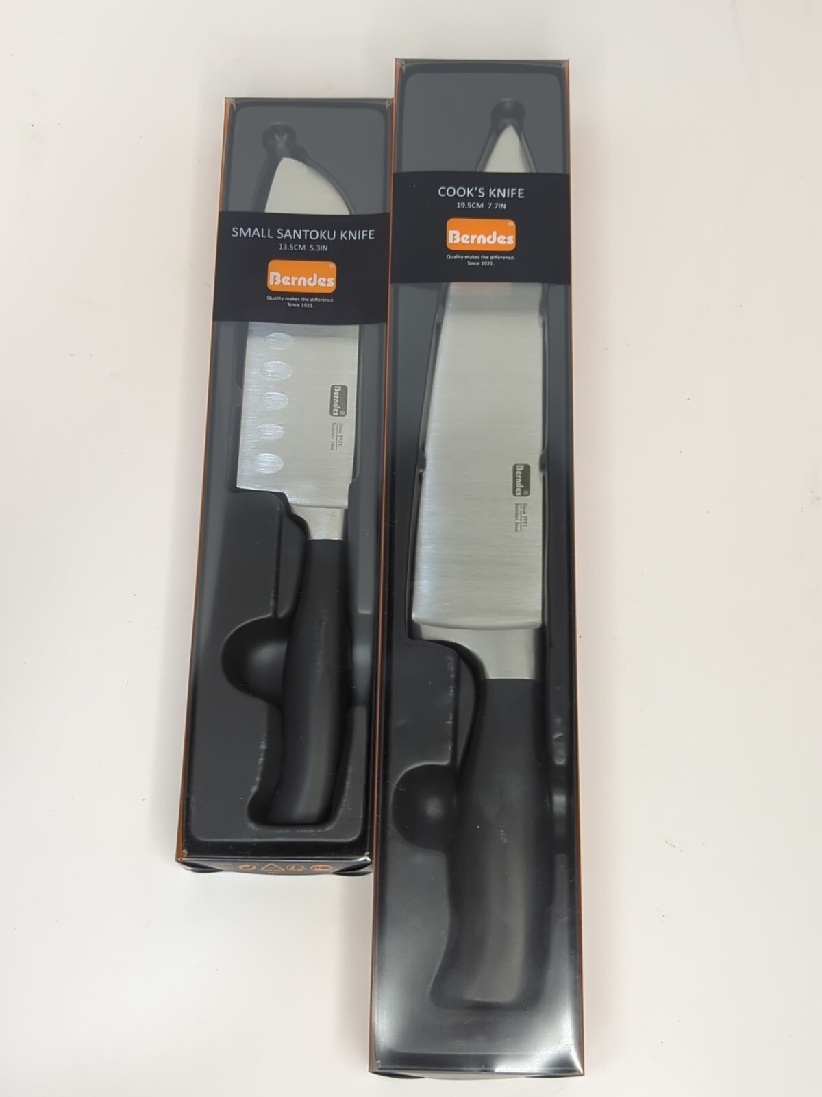 Berndes Cook's Knife And Small Santoku Knife 7.7 inch and 5.3 inch eBay