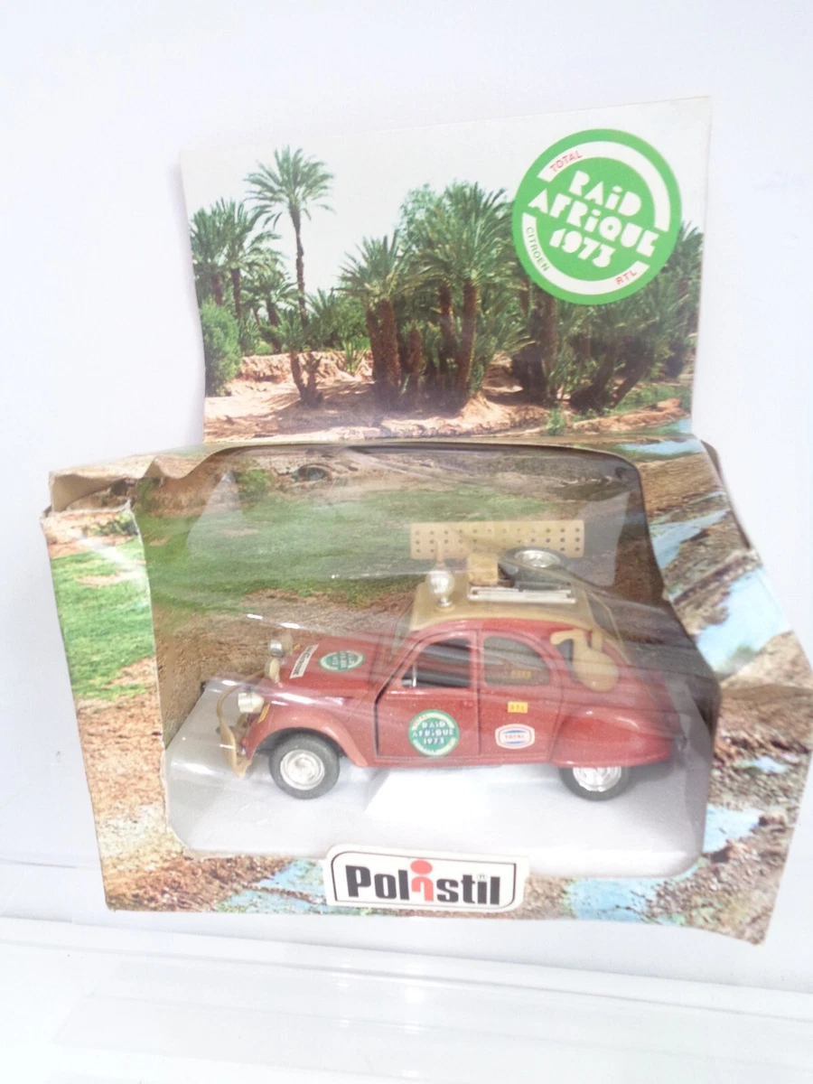 Miniature Polistil 1/25 - Citroën 2CV Raid Afrique - Réf S630 - Occasion