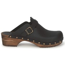 Sanita Kristel Traditional Clogs in Black 455205 