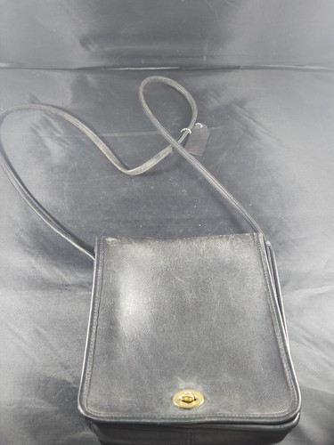 Borsa a tracolla vintage Coach 9620 nera - Foto 9 di 10