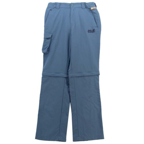 Jack Wolfskin Mosquito Zip Off Kids Short Long Pants Hiking Pants 1603781-1073 - Picture 1 of 4