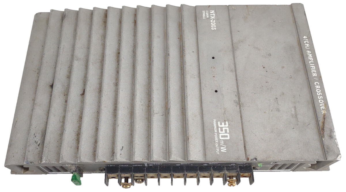 DHD Power Cruiser NTX-2003 4 Channel Amp Amplifier Crossover Gray