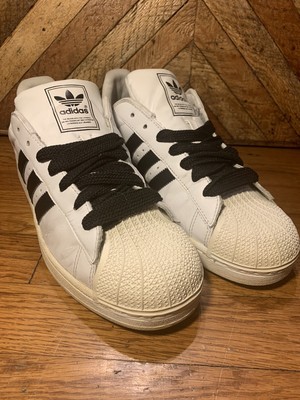 adidas shell toe fat laces