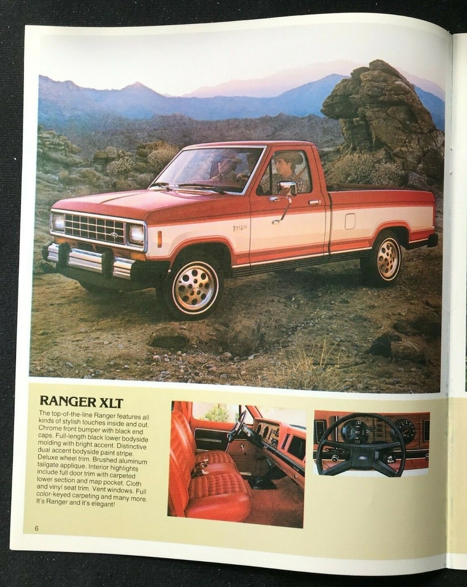 1983 - FORD Ranger XL / XLT - Color Sales Brochure | eBay