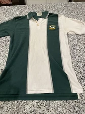 Vintage Green Bay Packers Polo Shirt M Lee Sport