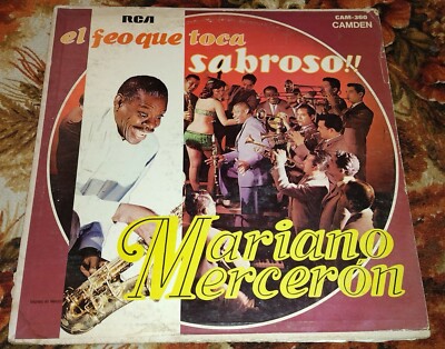 MARIANO MERCERON ''EL FEO QUE TOCA SABROSO'' SALSA CALIENTE LATIN JAZZ  RARE LP VG