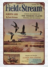 1959 flying ducks hunting metal tin sign tin flowers wall art cabindecor