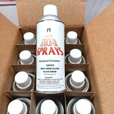 Gillespie Military Spray Paint. 23070 WWII Semi-Gloss Olive Drab. Willys M38 etc