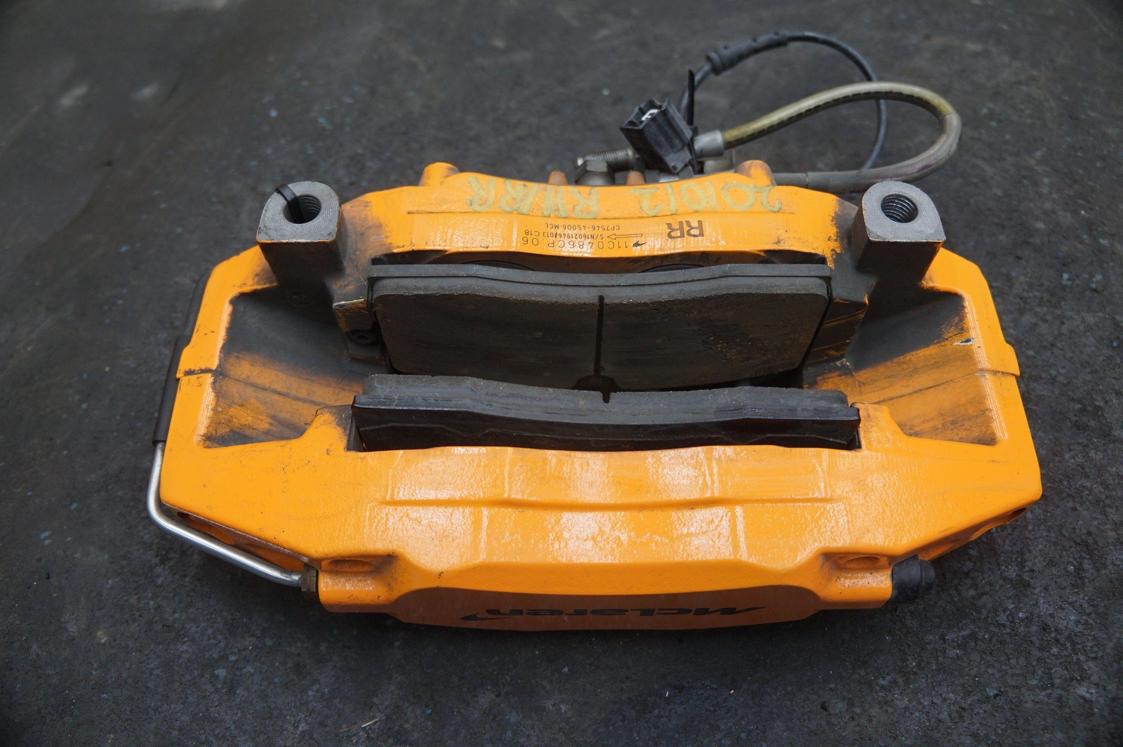 Rear Right Passenger Side Brake Caliper CCM Orange 11C0486CP.06 McLaren 570S 17
