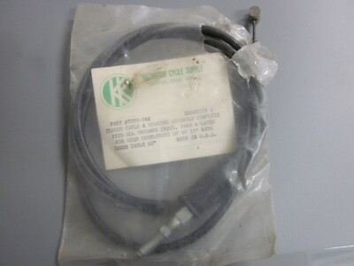 NOS KK Motor Cycle Supply Clutch Cable Fits: Triumph 1968 & Later Twins Models 7
