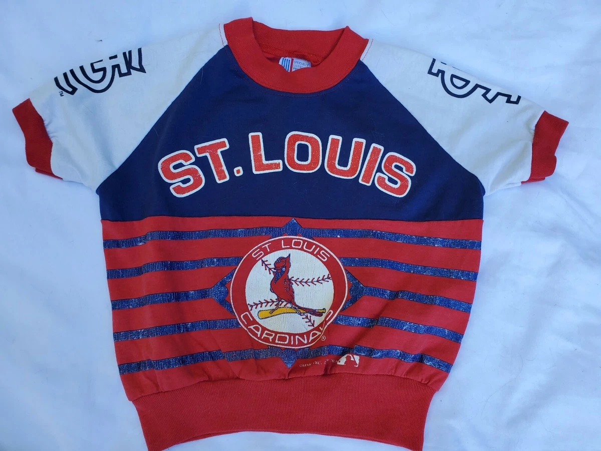 Rare Vintage 1989 St. Louis Cardinals Kids Boys Top T-shirt Small 6 - 8  Made USA