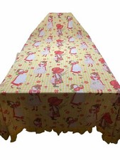 Vintage 1970's Holly Hobbie Bedspread Coverlet 94 X 108 READ EB36