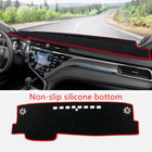 DASH COVER MAT DASHBOARD PAD FOR Toyota Camry 2018-2024 Red Accessories