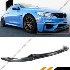 For 2015-19 BMW F80 M3 F82 F83 M4 V Style Carbon Fiber Front Bumper Lip Splitter