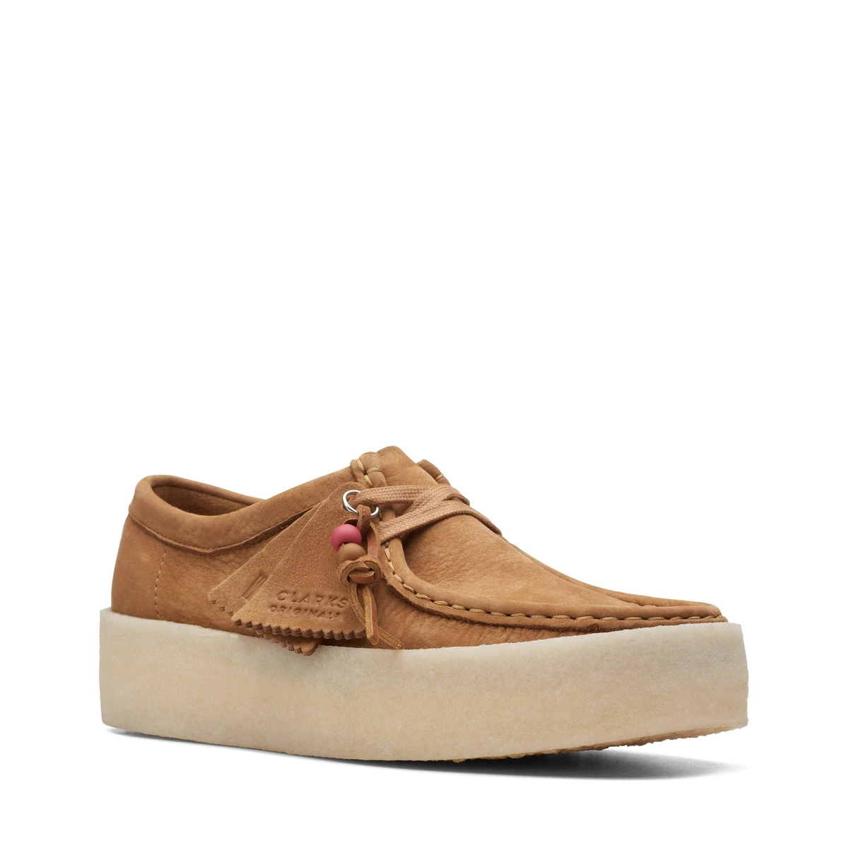 Clarks Originals Womens Wallabee Moccasin Cup Brown Leather Casual Shoes
