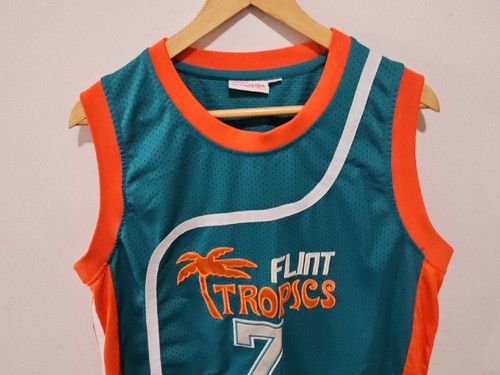 Mitchell & Ness Flint Tropics Coffee Black Semi-Pro NBA Jersey Size 44 Large - Bild 3 von 6