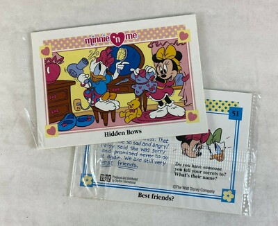 Disney Minnie n me ヴィンテージ トレーディングカード Minnie N Me Minnie Mouse Trading Card Disney | eBay