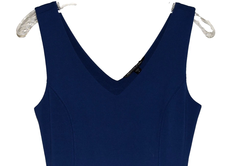 Vestido Felicity & Coco Azul Marino y Blanco Rayas Sin Mangas Elástico Talla S Nuevo con Etiquetas Foto 2 de 4