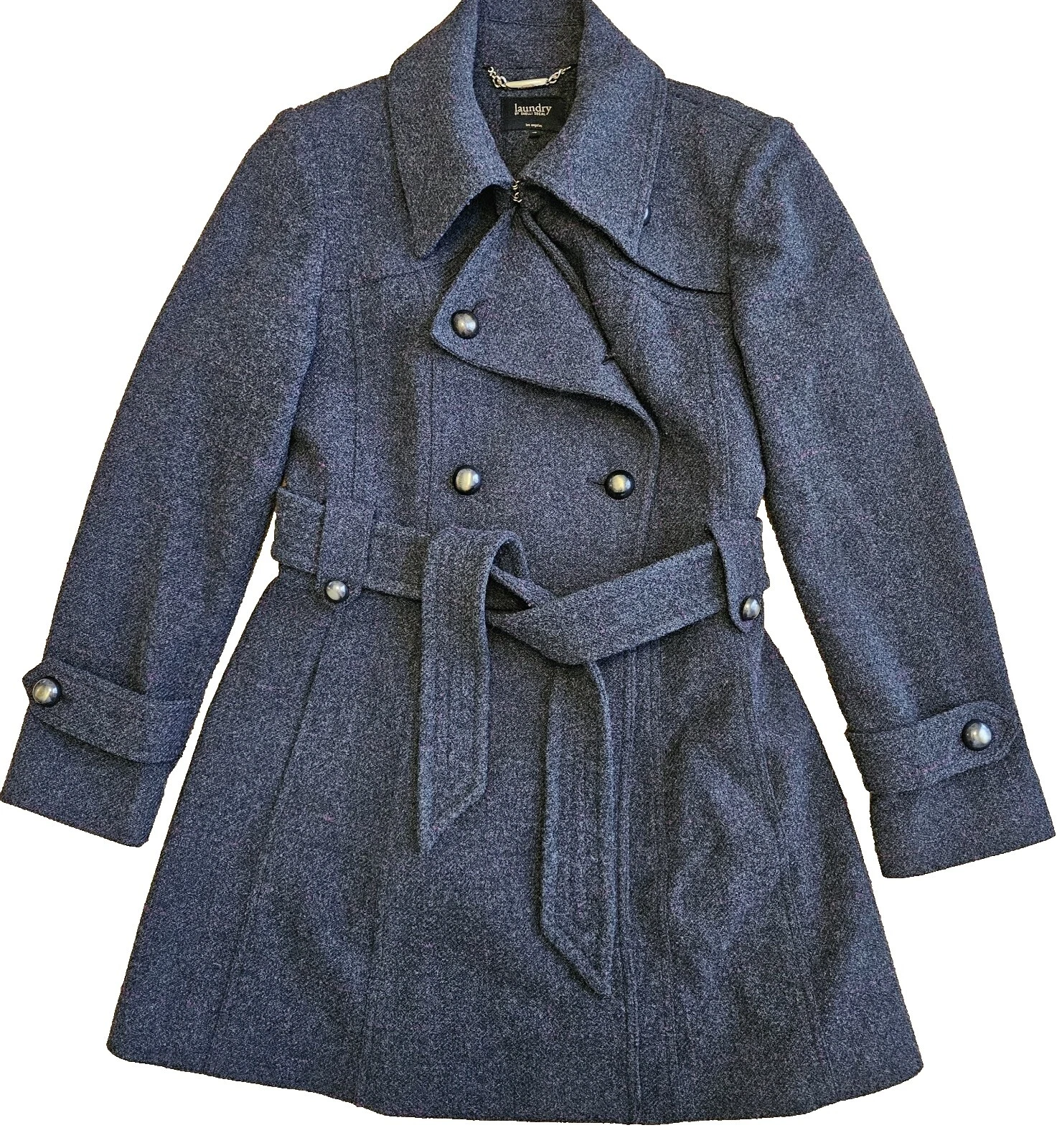 Laundry Pea Coat Solid abrigos, chaquetas y chalecos para Mujeres
