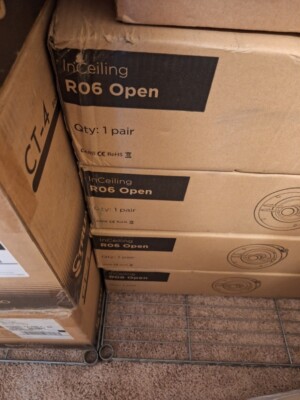 Control4 Triad R06 Open In-ceiling speakers (New)
