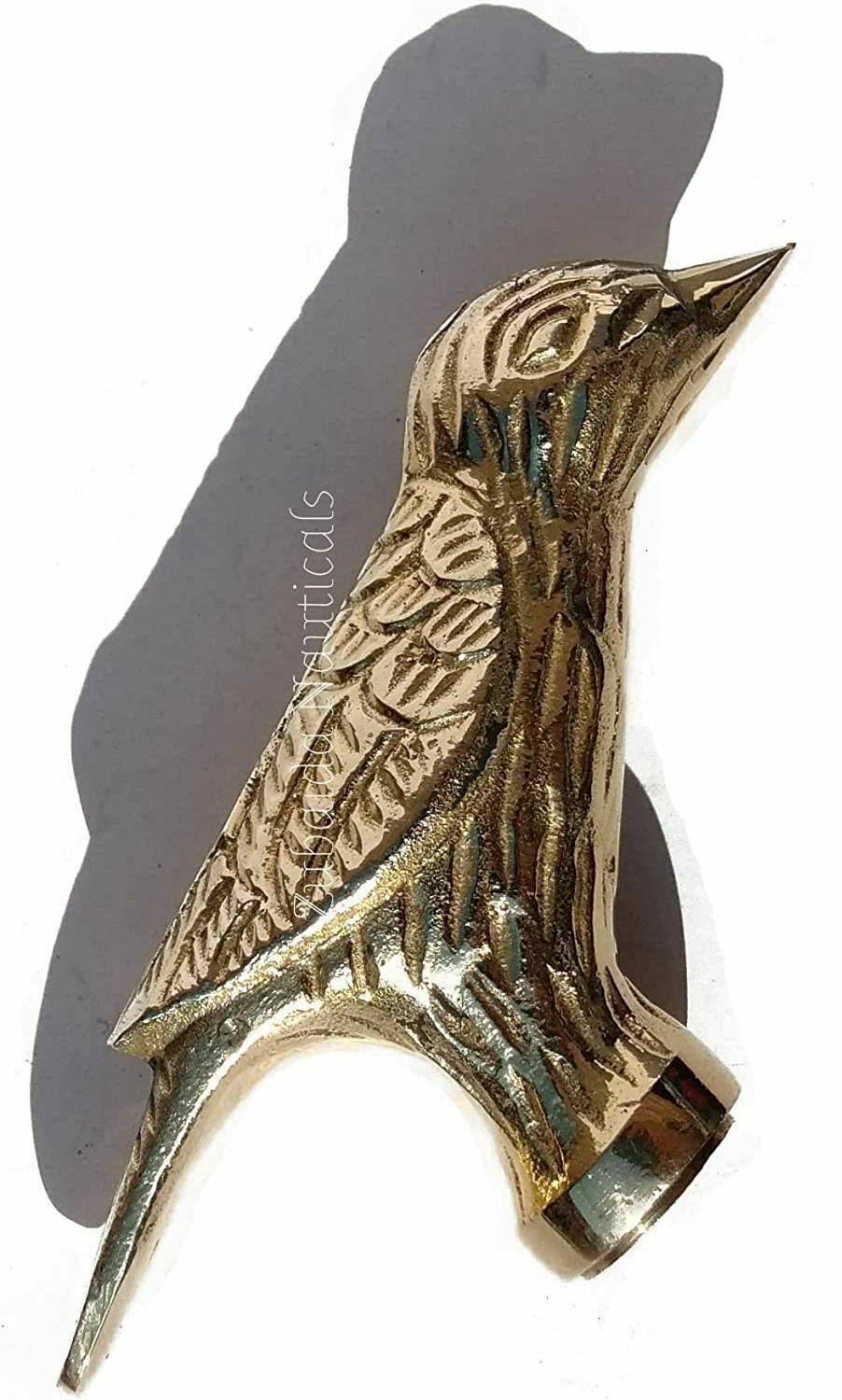 Collectable Handmade Solid Brass Bird Designer wa… - image 4