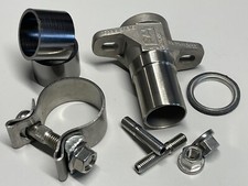 Kit bocchette di scarico in acciaio inox per Honda Helix CN250, Piaggio Hexagon 250GT