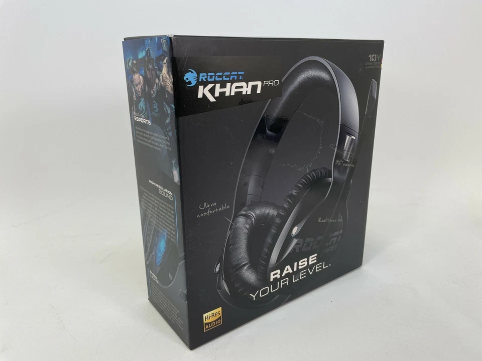 Roccat Khan Pro Competitive High Resolution Gaming Headset | Black (ROC-14-622) - Image 3 of 4