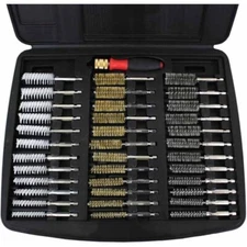 IPA 36-Piece Twisted Bore Stainless Steel, Brass and Nylon Bore Brush Set 8001D