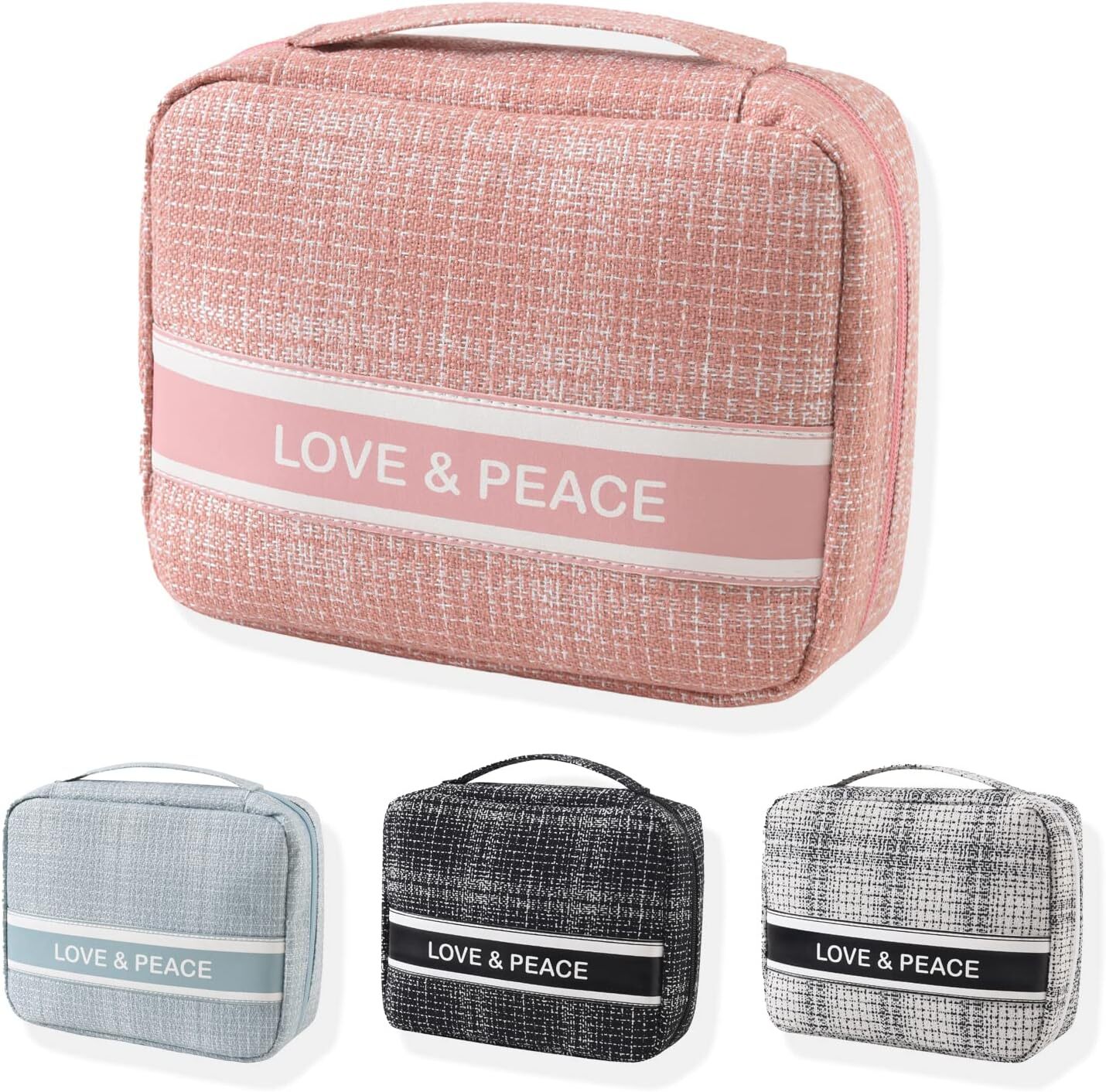 Large Portable Makeup & Toiletry Organizer Pouch for Travel-image