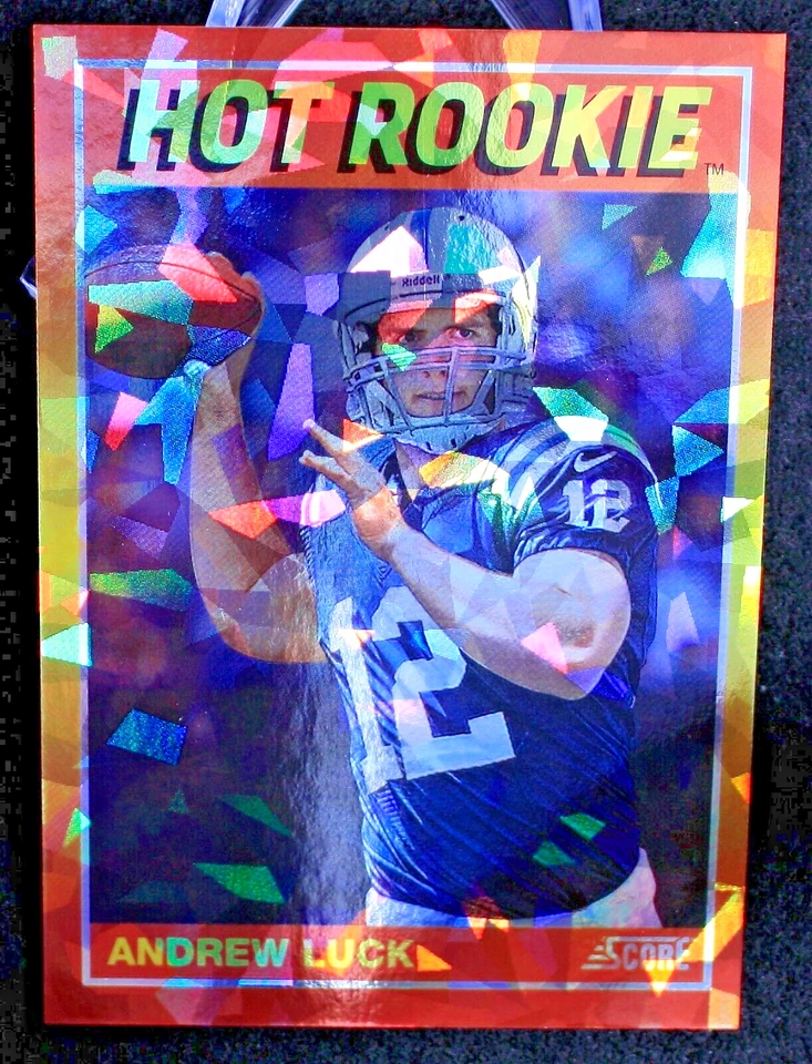 2012 Score Hot Rookies Toronto Sports Card & Memorabilia Fall Expo ANDREW LUCK - Image 2 of 4