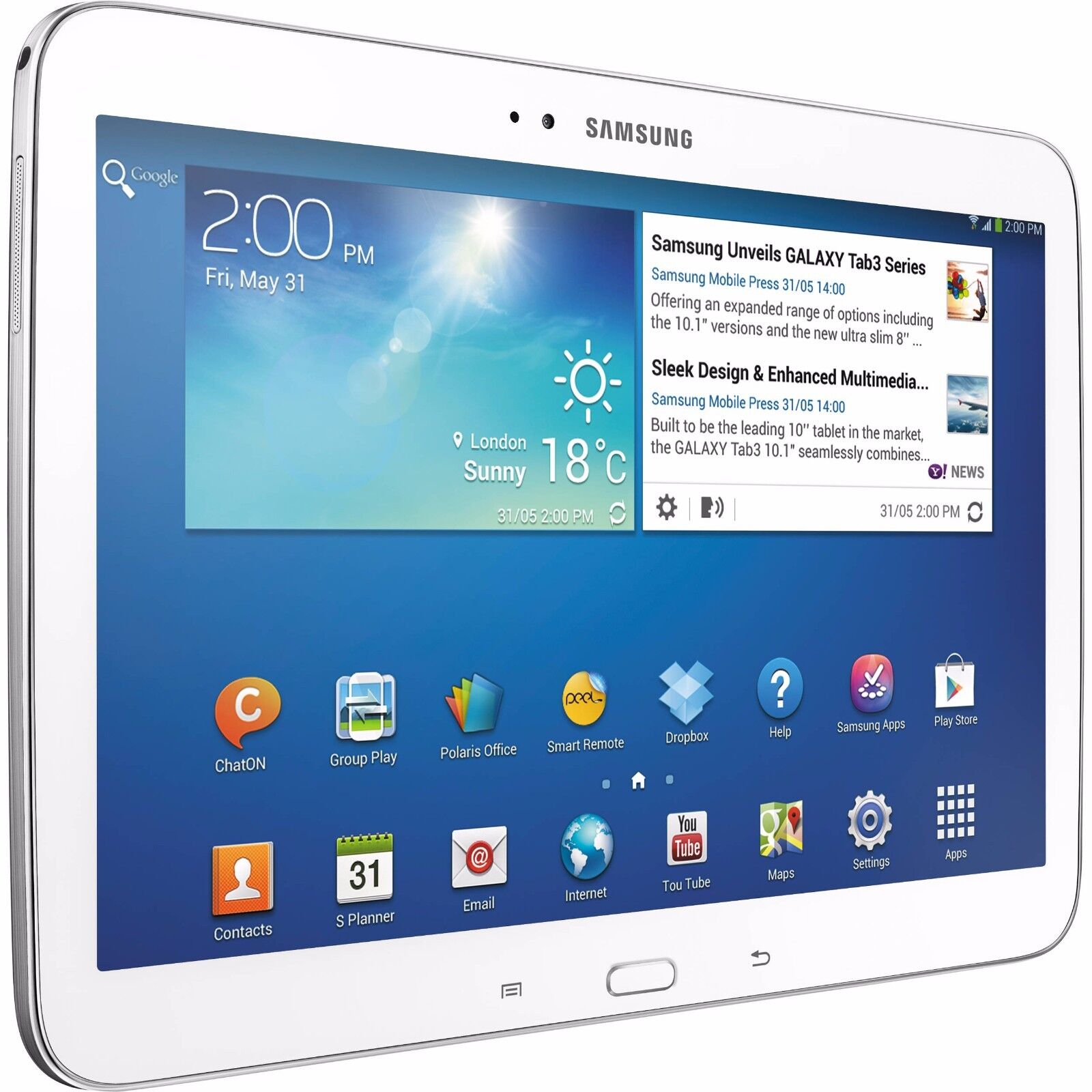 Test de la Samsung Galaxy Tab 3 (10.1 pouces)