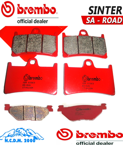 Jeu De 4 Plaquettes De Frein Avant Et Arrière Pour Yamaha XT 125 R Enduro 2005-2010