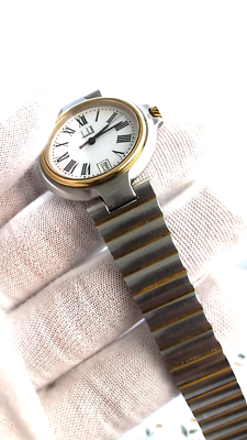 Vintage DUNHILL Millenium Men's Women's Silver / Gold Tone Steel