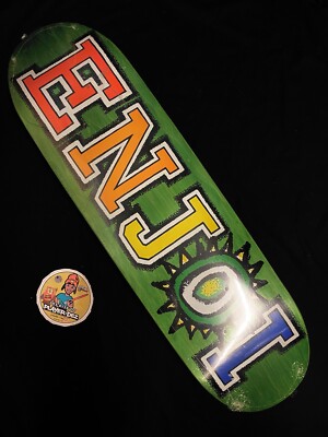 RARE Promo Rider Deeds Enjoi Impact Skateboard Deck Shaped In Shrink
