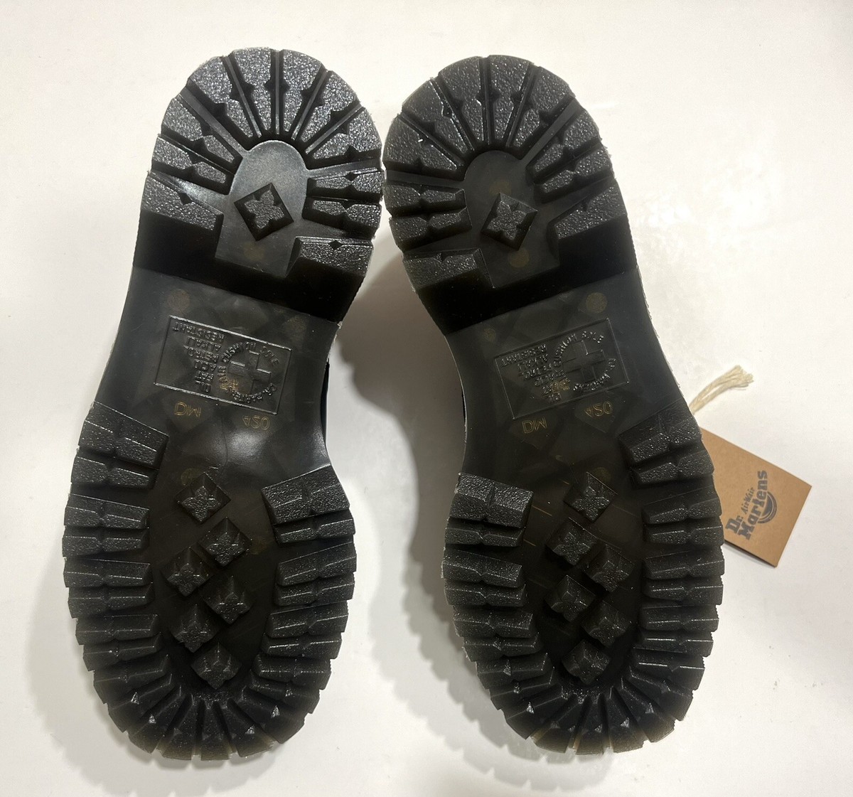 Dr. Martens 5-eye Bex Women's SZ.7 Square Toe Hair-On Leather