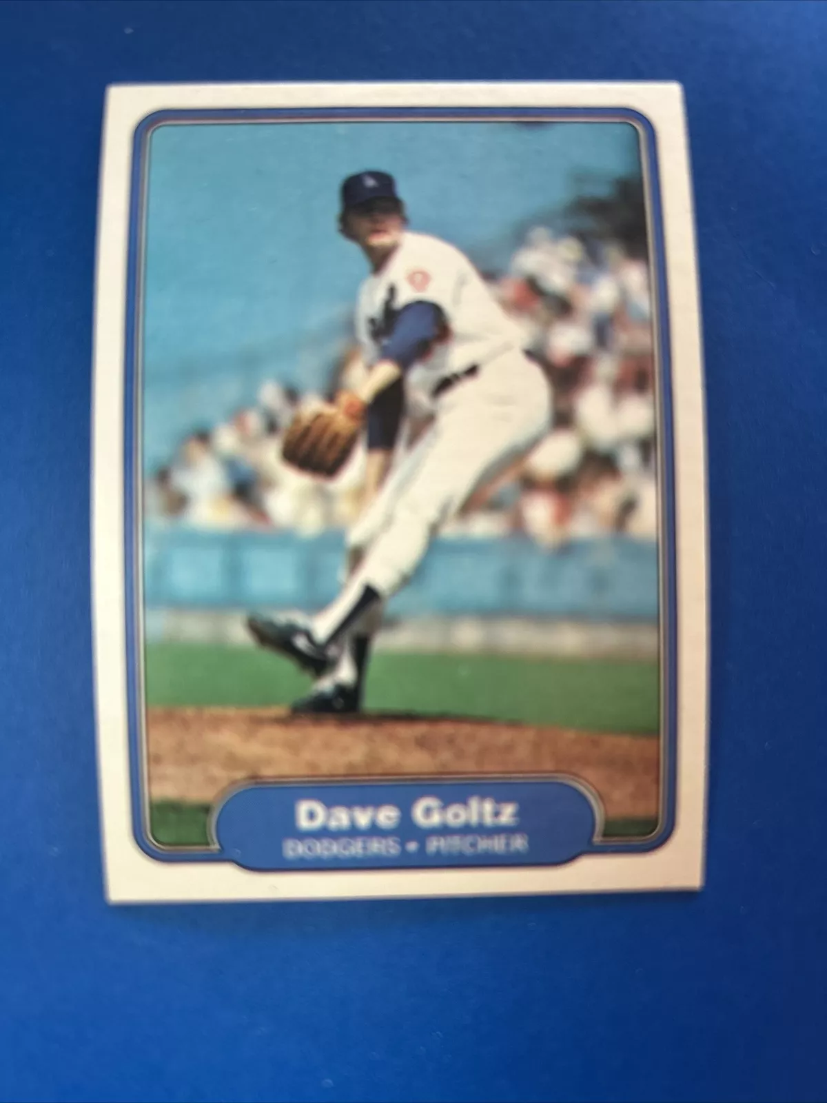 Dave Goltz trading card