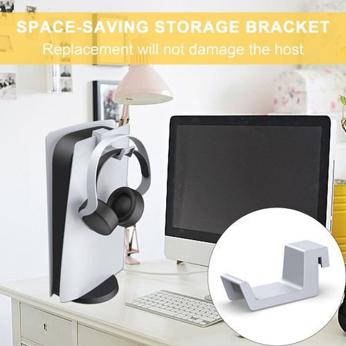 Headset Holder for Ps5 Console Gaming Mount Hanger Space-saving Game Bracket