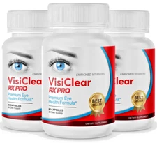 Visiclear RX PRO Eye Supplement Vision Vitamins Including Lutein Zeaxanthin 3Pk