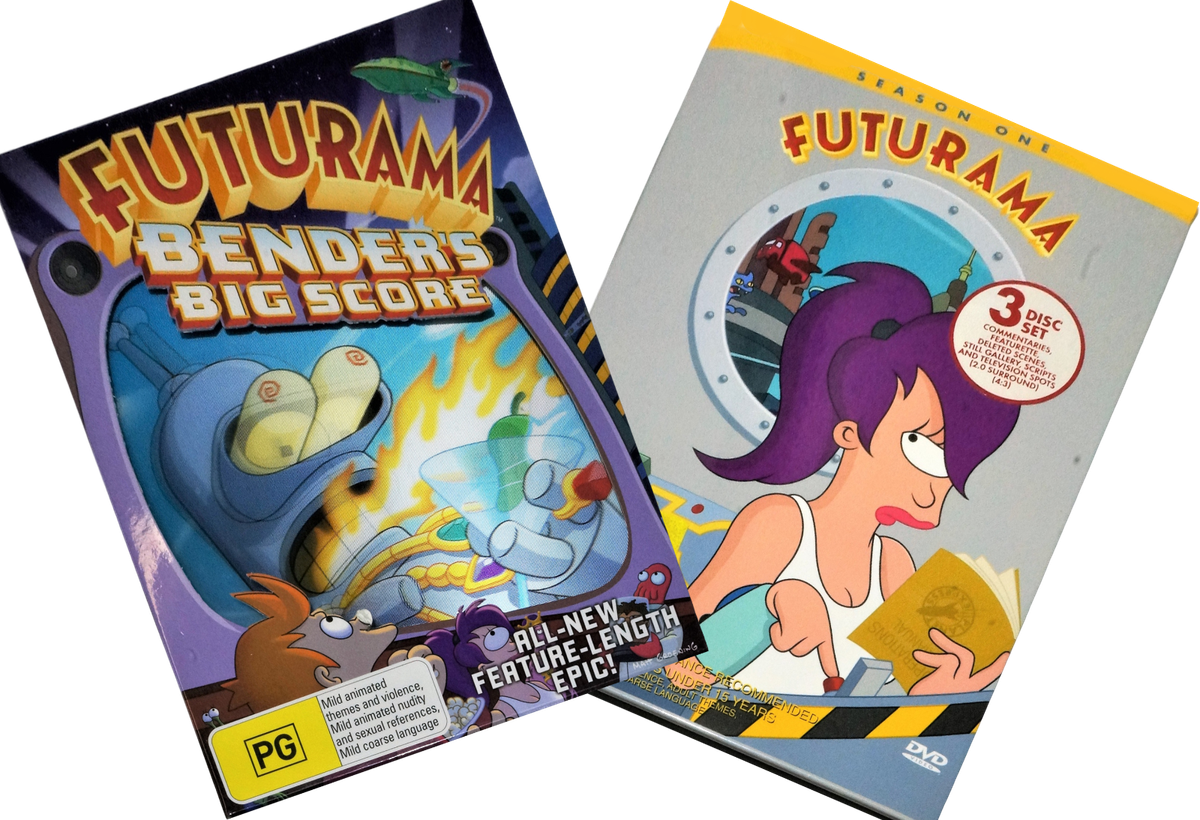Futurama Season 1 Disc Set Plus Futurama Benders Big Score DVD