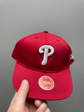 Philadelphia Phillies - Youth hats - Hook and Loop back - Lot of 3 - BRAND NEW