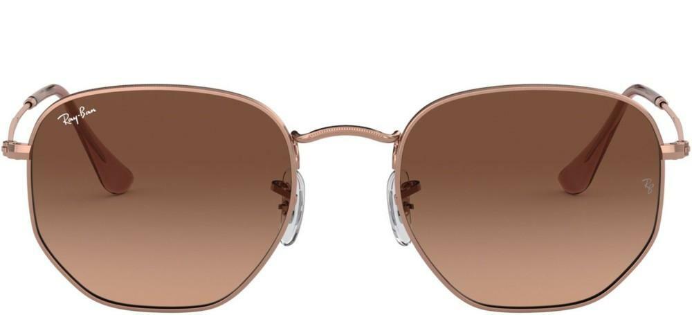 ray ban hexagonal bronze