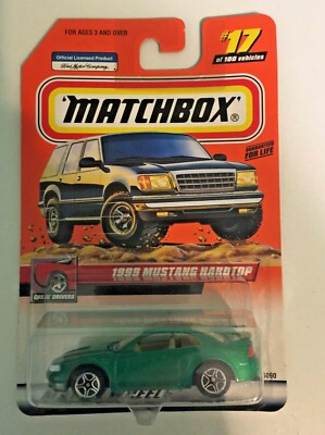 1999 MUSTANG HARDTOP MATCHBOX CAR