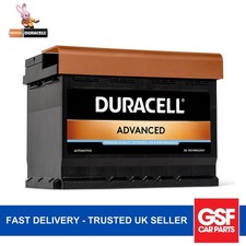 Duracell Battery DA 60T Advanced 12V 60 Ah 540 A B13 Audi 80 1.9 CD-5S 1.7