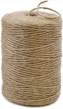 PerkHomy Natural Jute Twine 600 Feet Long Twine String for Crafts Gift Wrapping