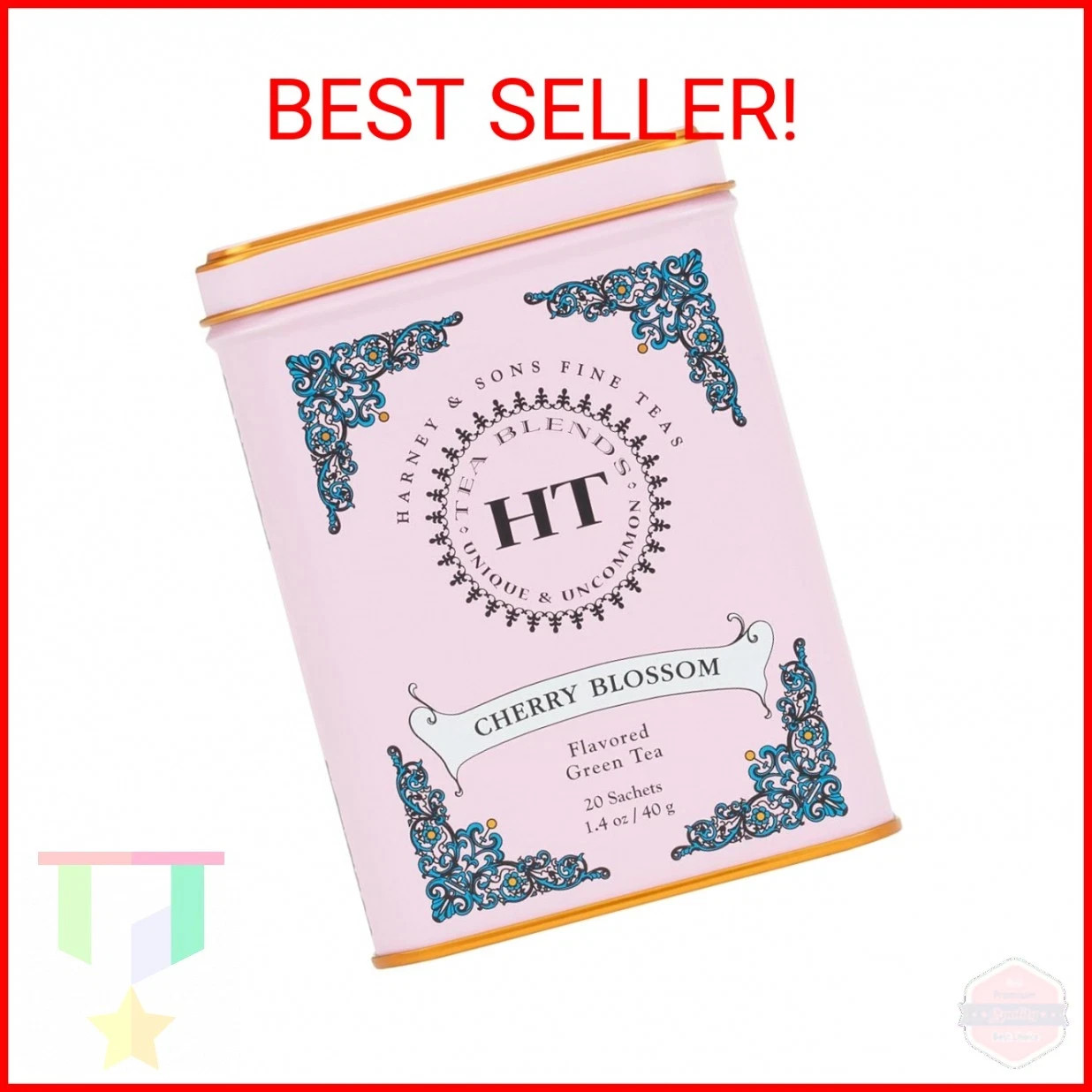Tin Sachets Pink 31629, Cherry, 20 C