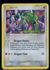 Pokemon EX EMERALD - #9/106 Rayquaza - Reverse Holo - ENG - Damaged on eBay