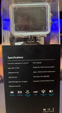 Sports 4k Utira HD 1080P Waterproof Action Camera 2" Screen NIB