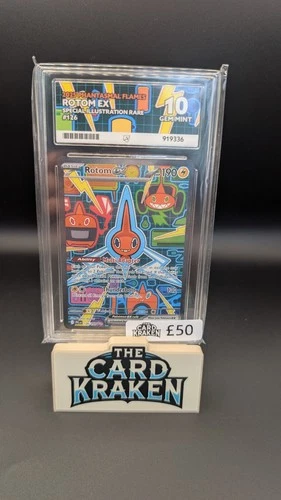 Pokemon TCG - Phantasmal Flames - Rotom ex 126/094 SIR ACE 10 PERFECT SUBGRADES