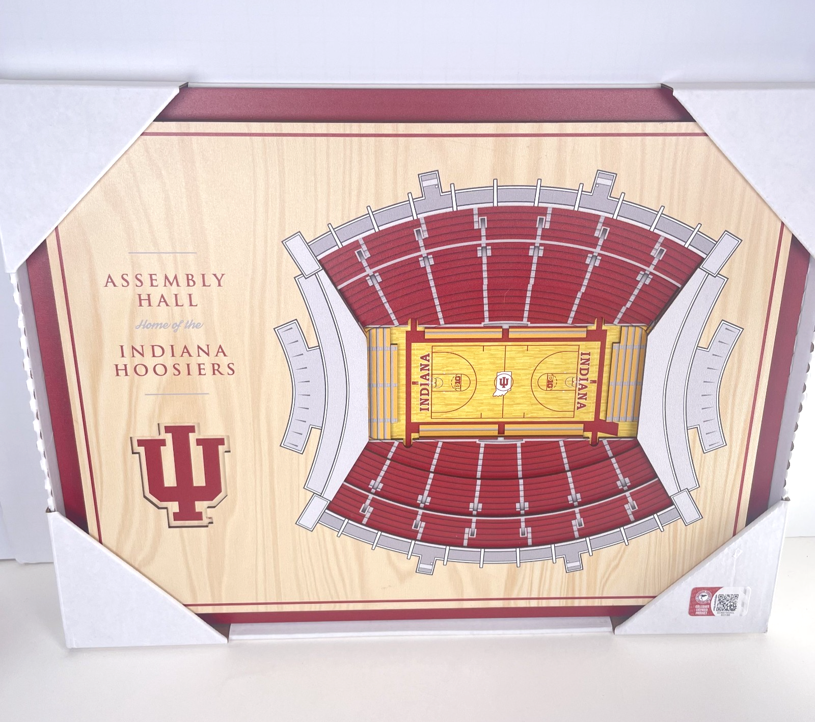 NCAA Indiana Hoosiers 5 Layer Stadium View 3D Wall Art Sign Assembly — free download