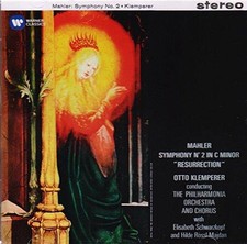 Mahler:symphony No 2 Resurrection - Otto Klemperer Compact Disc